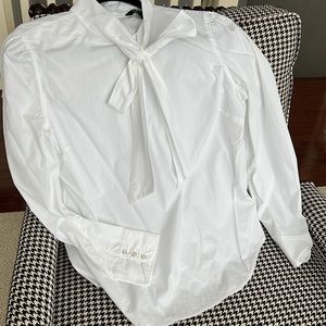 Women’s Ralph Lauren White cotton blouse NWOT
